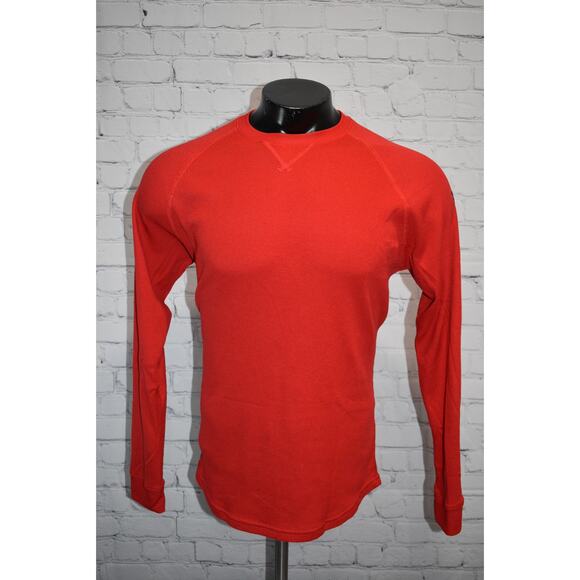 Under Armour Other - Under Armour Gym Thermal Waffle Shirt Mens Size Medium Loose Performance Red